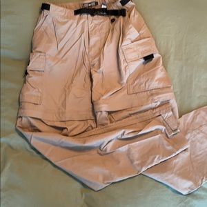 REI hiking pants with zip off legs